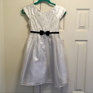 Silver Rose Party Dress